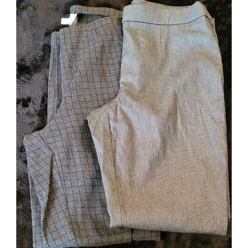 Lot Of Woman's Size Medium Pull On Dress Pants J. Jill And Dana Buchman